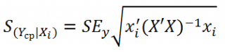 Коэффициент детерминации уравнения множественной регрессии